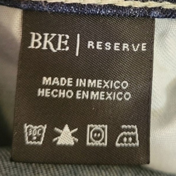 BKE Reserve Addison Skinny Ankle Cropped Jeans with Natural Fading, Like New - Picture 10 of 12